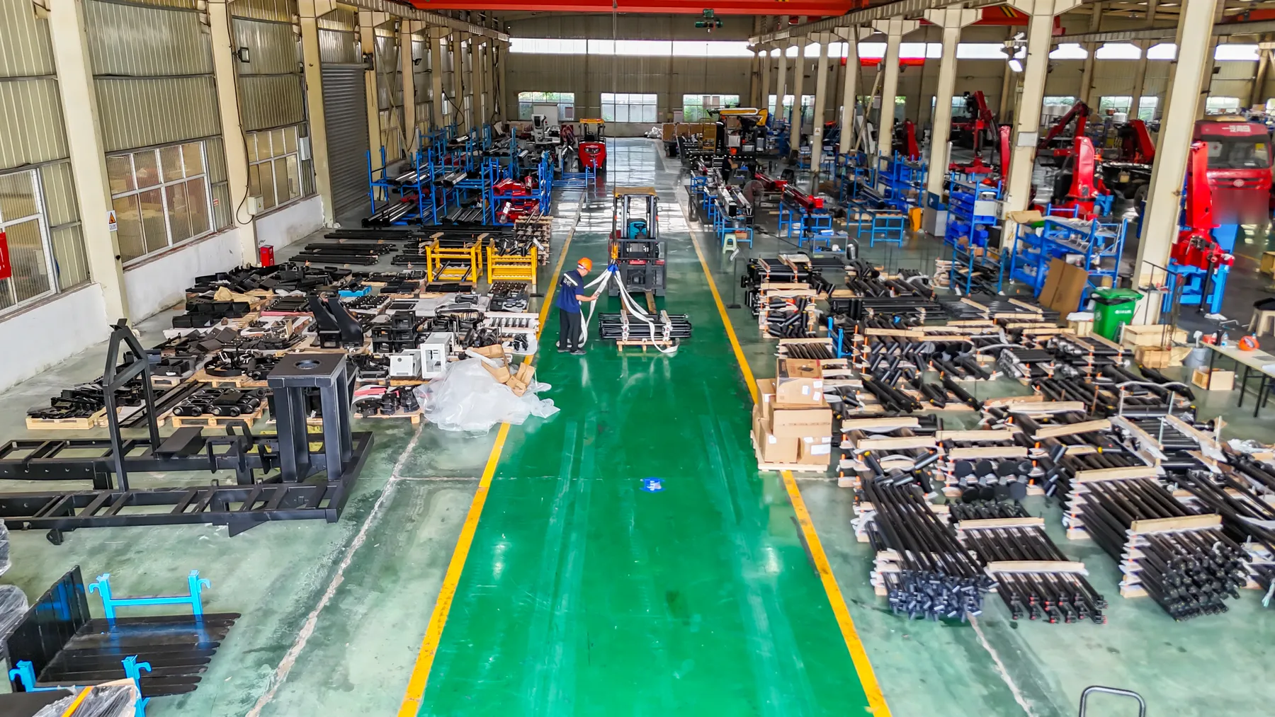 Aerial view of the BOB-LIFT factory in Xuzhou