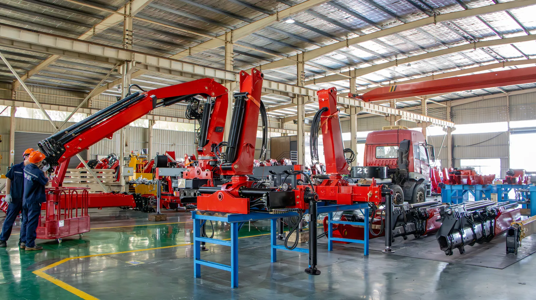Truck mounting and testing