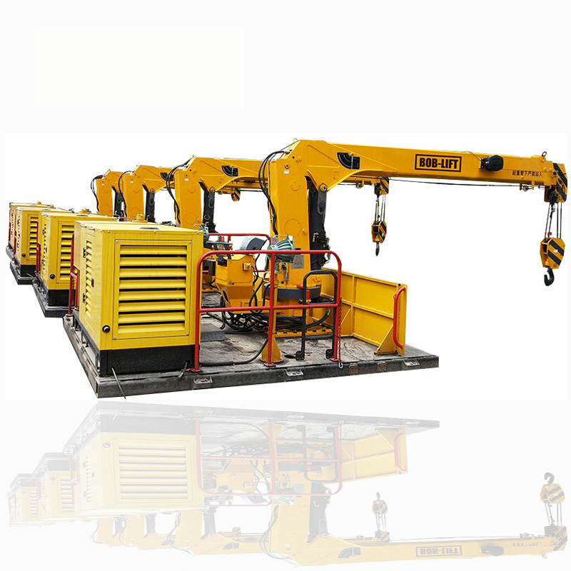 2 Ton Telescopic Boom Marine Crane
